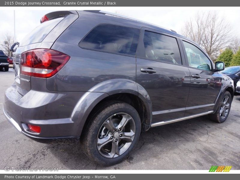 Granite Crystal Metallic / Black 2015 Dodge Journey Crossroad