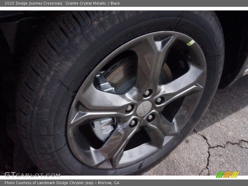 Granite Crystal Metallic / Black 2015 Dodge Journey Crossroad