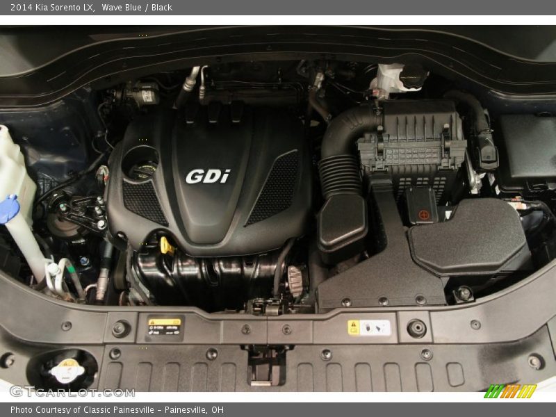  2014 Sorento LX Engine - 2.4 Liter GDI DOHC 16-Valve CVVT 4 Cylinder
