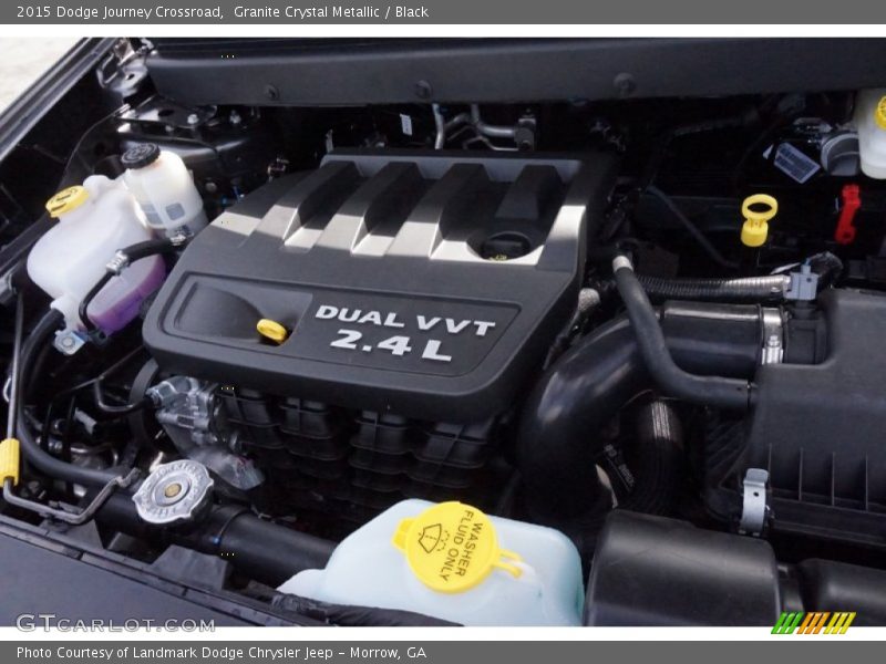 Granite Crystal Metallic / Black 2015 Dodge Journey Crossroad