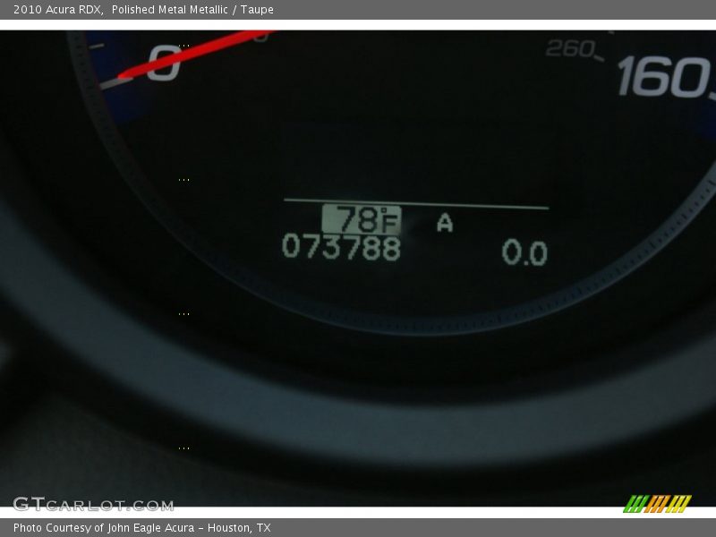 Polished Metal Metallic / Taupe 2010 Acura RDX