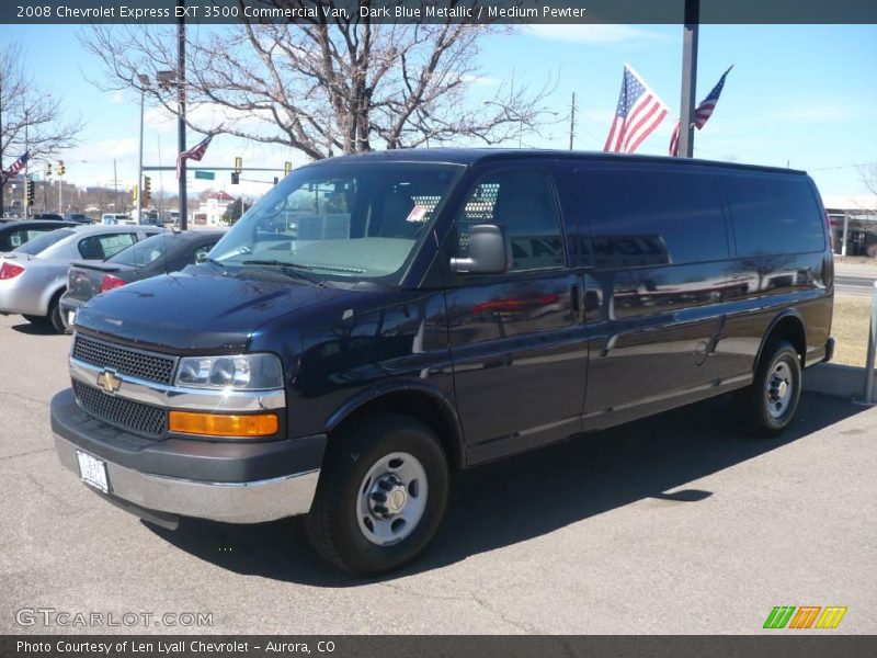 Dark Blue Metallic / Medium Pewter 2008 Chevrolet Express EXT 3500 Commercial Van