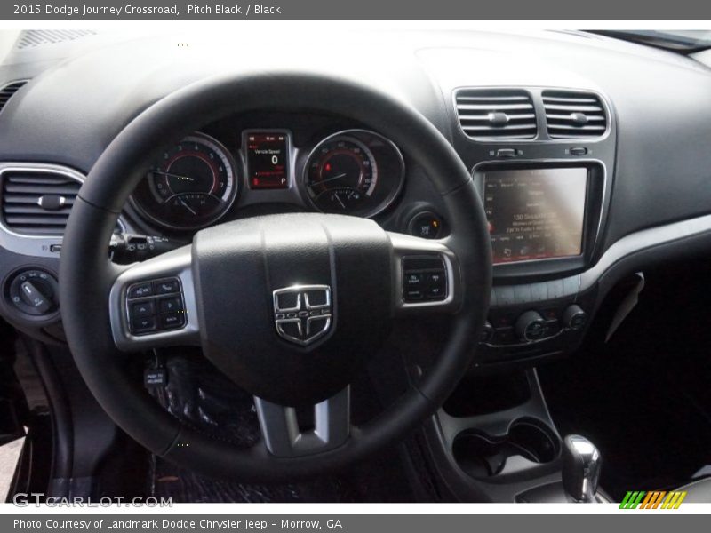 Pitch Black / Black 2015 Dodge Journey Crossroad