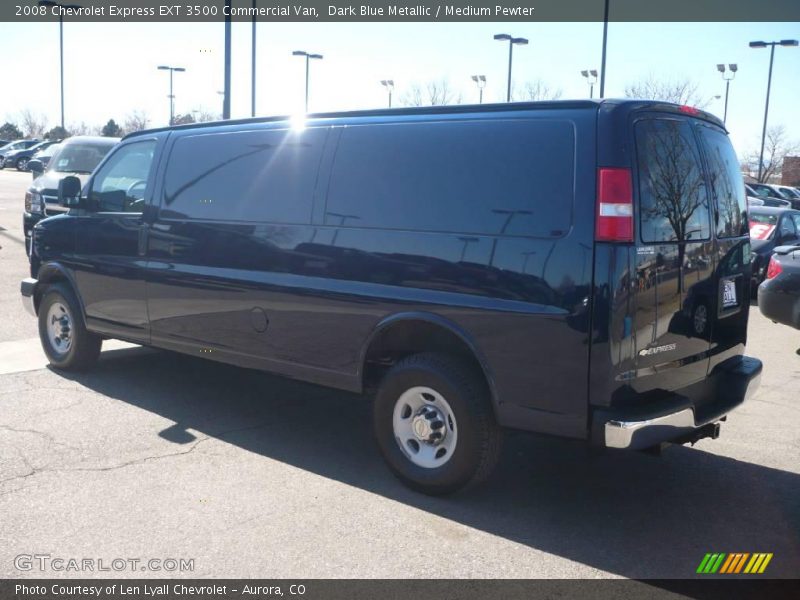 Dark Blue Metallic / Medium Pewter 2008 Chevrolet Express EXT 3500 Commercial Van