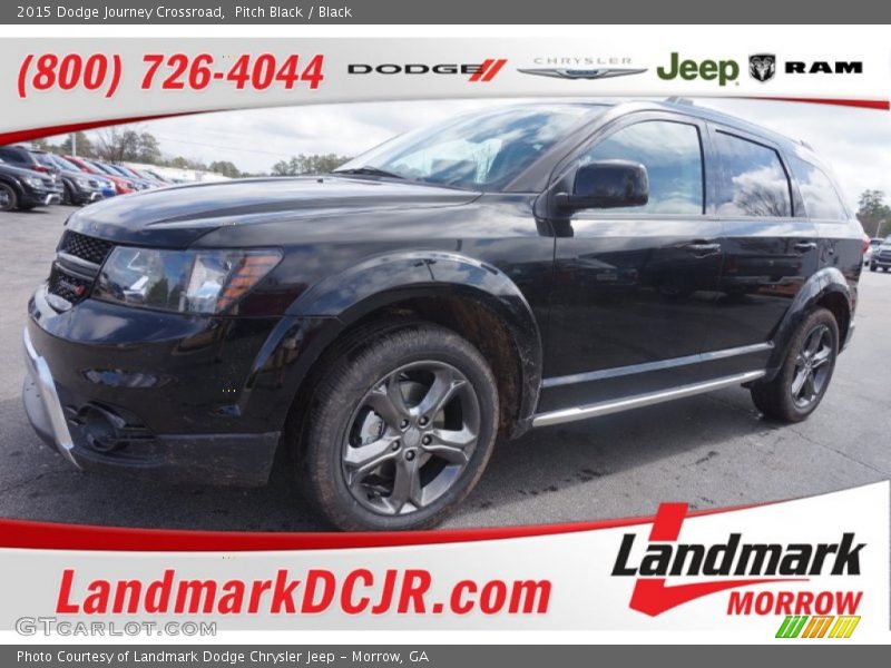 Pitch Black / Black 2015 Dodge Journey Crossroad