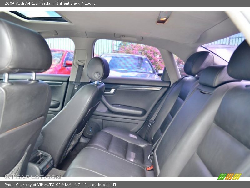 Brilliant Black / Ebony 2004 Audi A4 1.8T Sedan