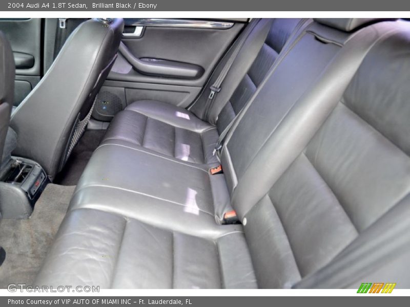 Brilliant Black / Ebony 2004 Audi A4 1.8T Sedan