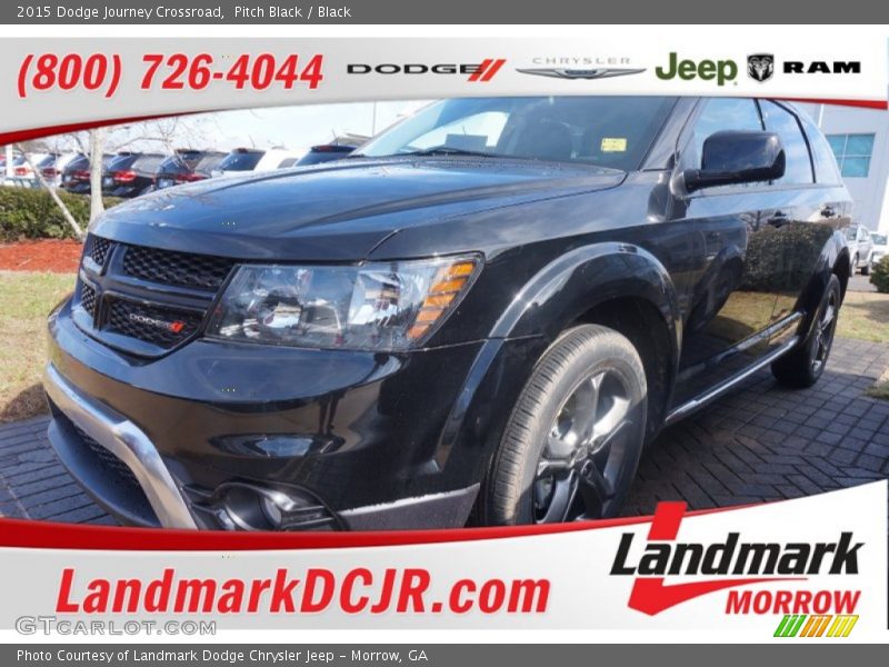 Pitch Black / Black 2015 Dodge Journey Crossroad