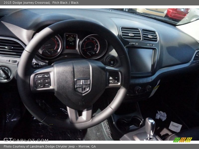 Pitch Black / Black 2015 Dodge Journey Crossroad