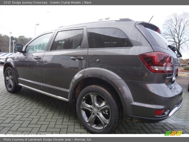 Granite Crystal Metallic / Black 2015 Dodge Journey Crossroad