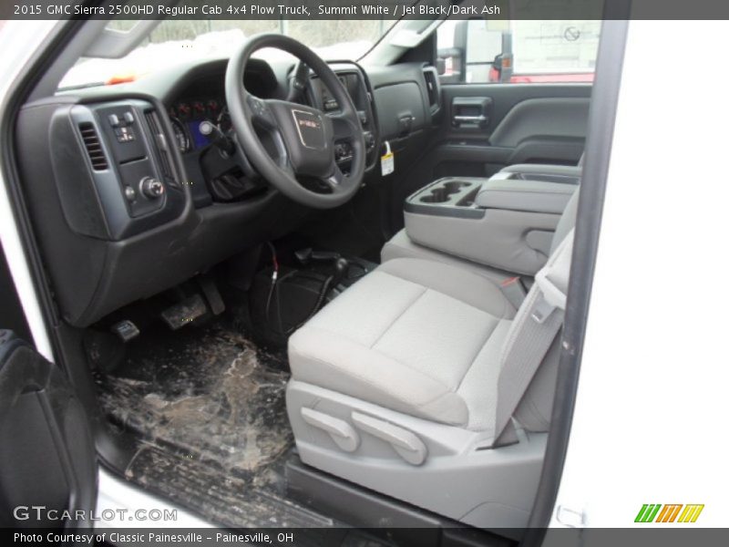 Jet Black/Dark Ash Interior - 2015 Sierra 2500HD Regular Cab 4x4 Plow Truck 