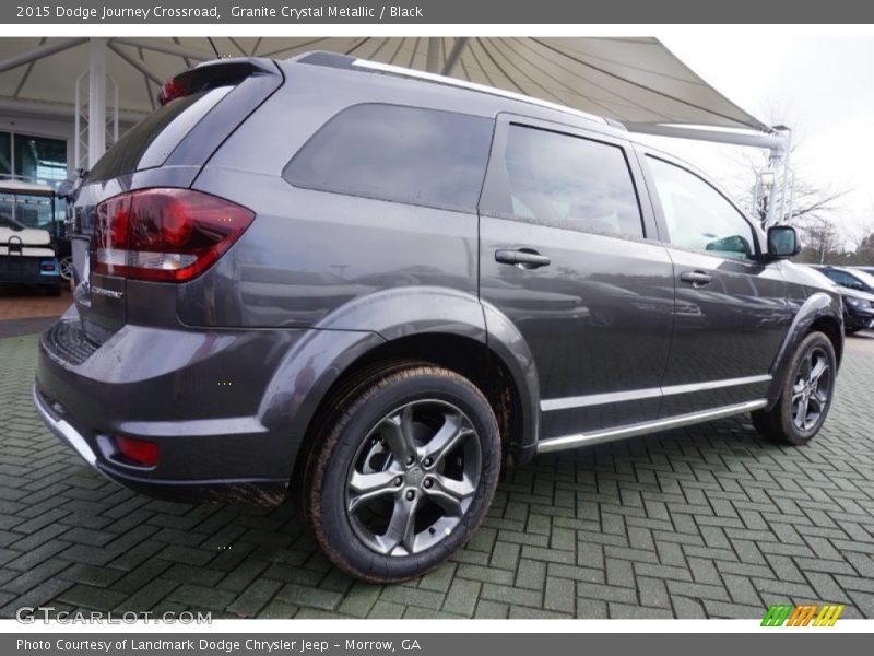 Granite Crystal Metallic / Black 2015 Dodge Journey Crossroad