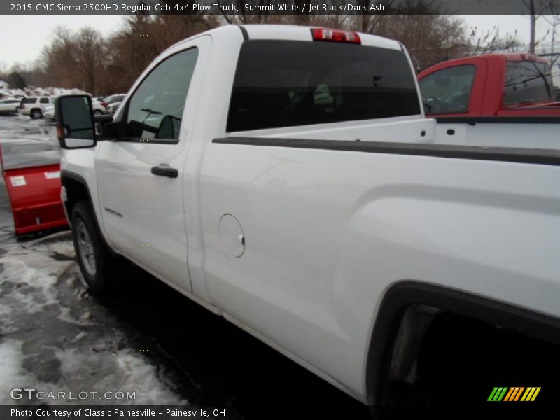 Summit White / Jet Black/Dark Ash 2015 GMC Sierra 2500HD Regular Cab 4x4 Plow Truck