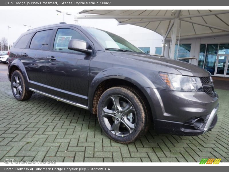 Granite Crystal Metallic / Black 2015 Dodge Journey Crossroad