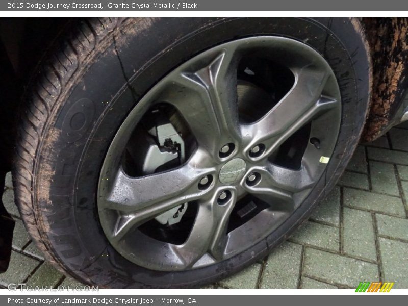 Granite Crystal Metallic / Black 2015 Dodge Journey Crossroad