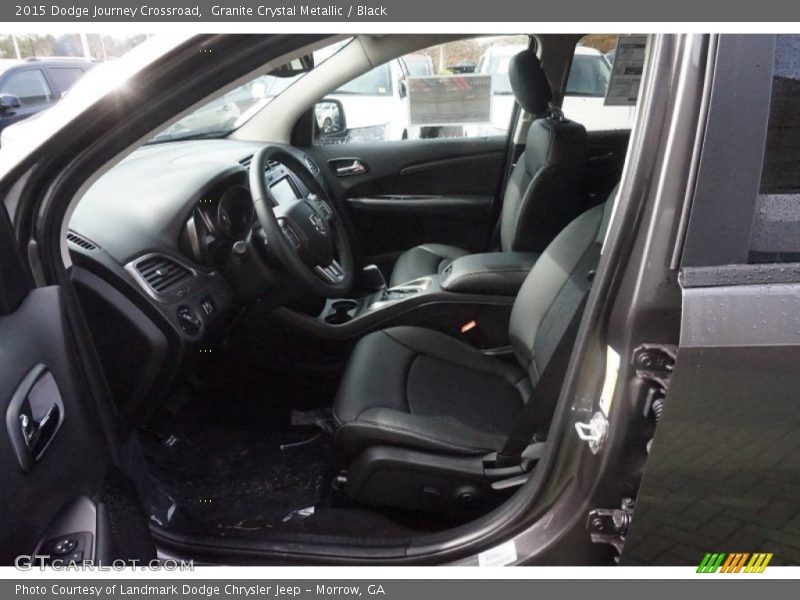 Granite Crystal Metallic / Black 2015 Dodge Journey Crossroad