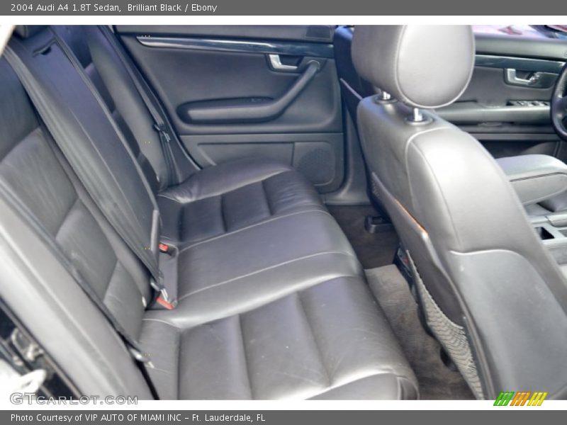 Brilliant Black / Ebony 2004 Audi A4 1.8T Sedan