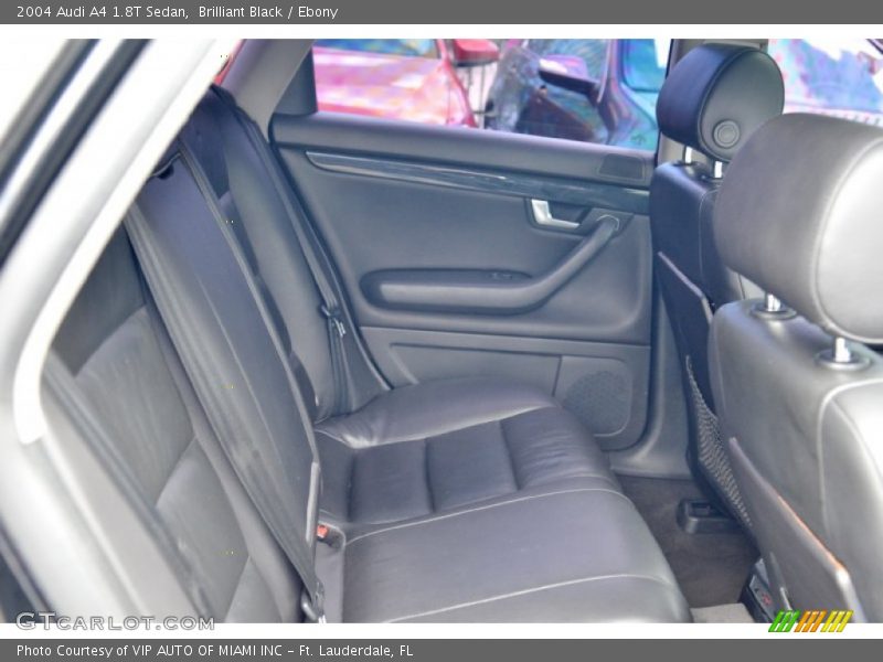 Brilliant Black / Ebony 2004 Audi A4 1.8T Sedan