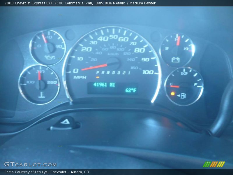 Dark Blue Metallic / Medium Pewter 2008 Chevrolet Express EXT 3500 Commercial Van