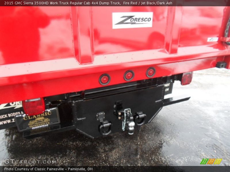 Fire Red / Jet Black/Dark Ash 2015 GMC Sierra 3500HD Work Truck Regular Cab 4x4 Dump Truck