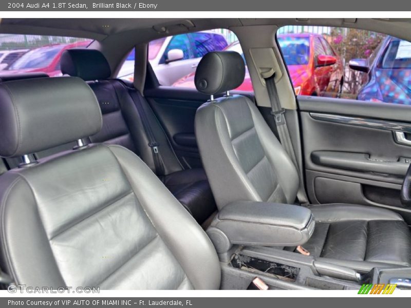 Brilliant Black / Ebony 2004 Audi A4 1.8T Sedan