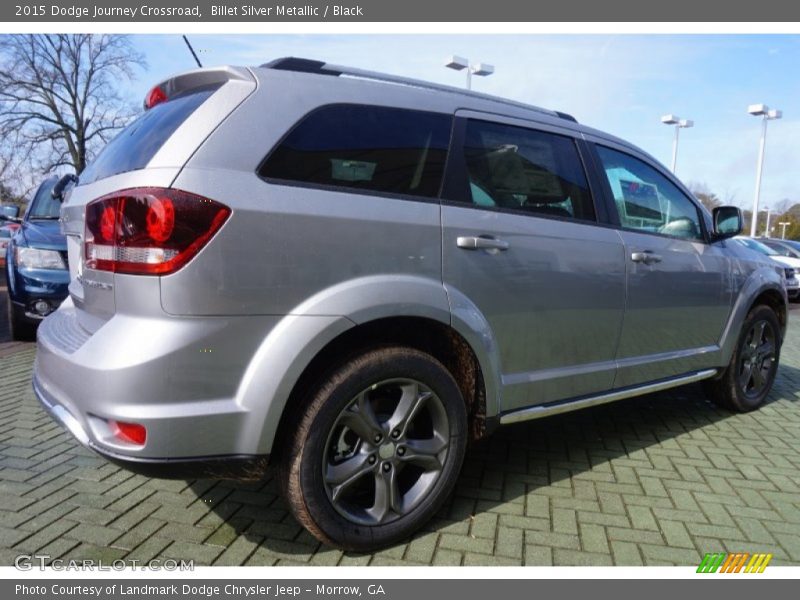 Billet Silver Metallic / Black 2015 Dodge Journey Crossroad