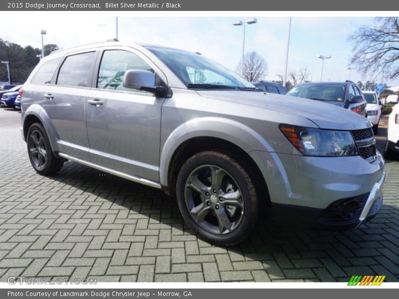 Billet Silver Metallic / Black 2015 Dodge Journey Crossroad