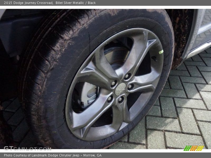 Billet Silver Metallic / Black 2015 Dodge Journey Crossroad