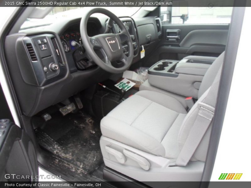 Jet Black/Dark Ash Interior - 2015 Sierra 2500HD Regular Cab 4x4 Plow Truck 