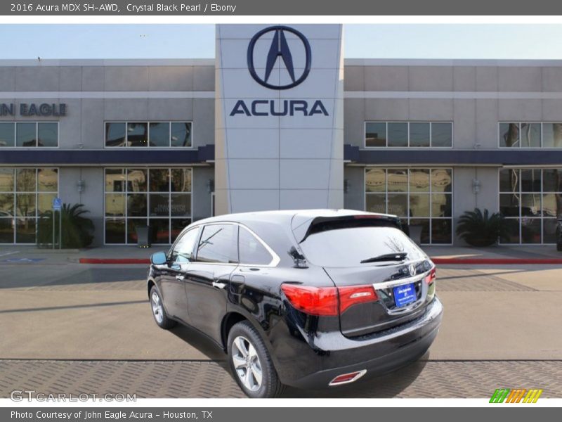 Crystal Black Pearl / Ebony 2016 Acura MDX SH-AWD