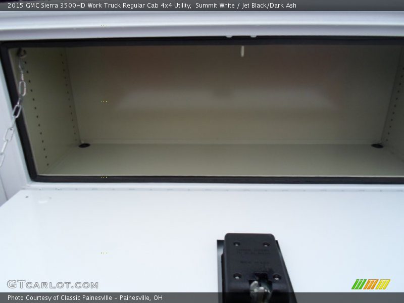 Summit White / Jet Black/Dark Ash 2015 GMC Sierra 3500HD Work Truck Regular Cab 4x4 Utility