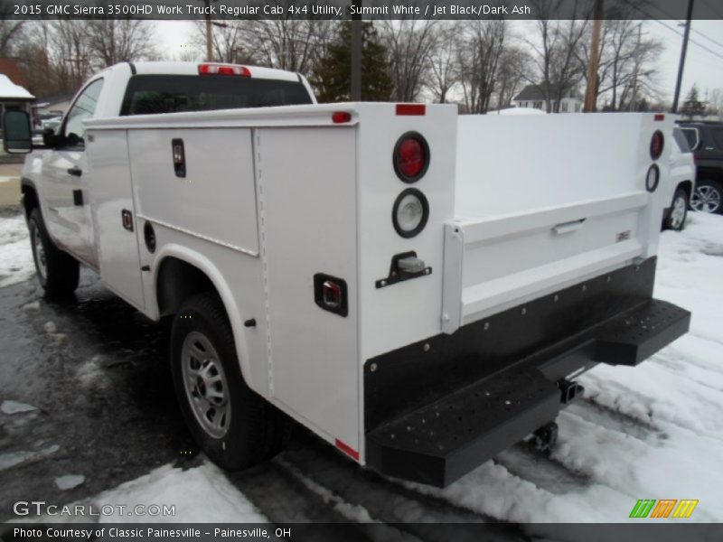 Summit White / Jet Black/Dark Ash 2015 GMC Sierra 3500HD Work Truck Regular Cab 4x4 Utility