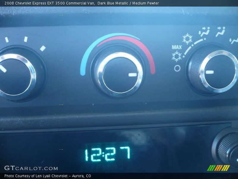 Dark Blue Metallic / Medium Pewter 2008 Chevrolet Express EXT 3500 Commercial Van