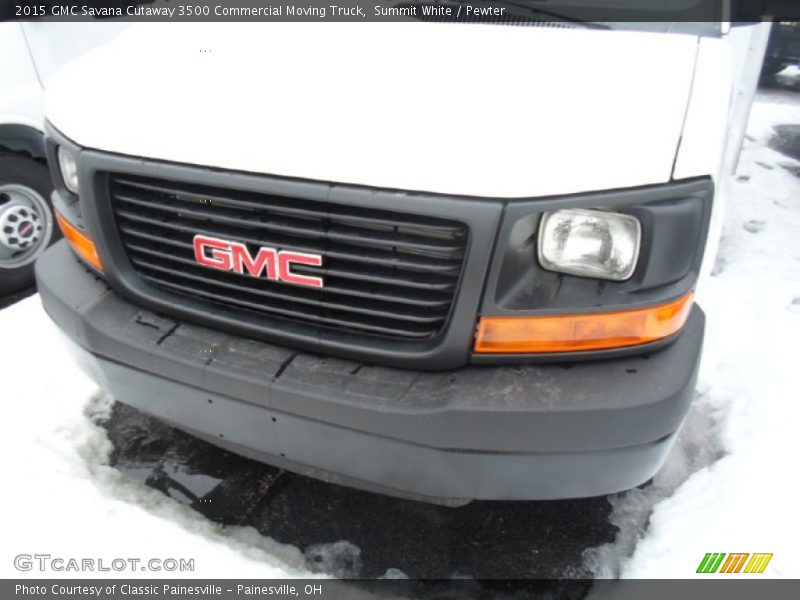 Summit White / Pewter 2015 GMC Savana Cutaway 3500 Commercial Moving Truck
