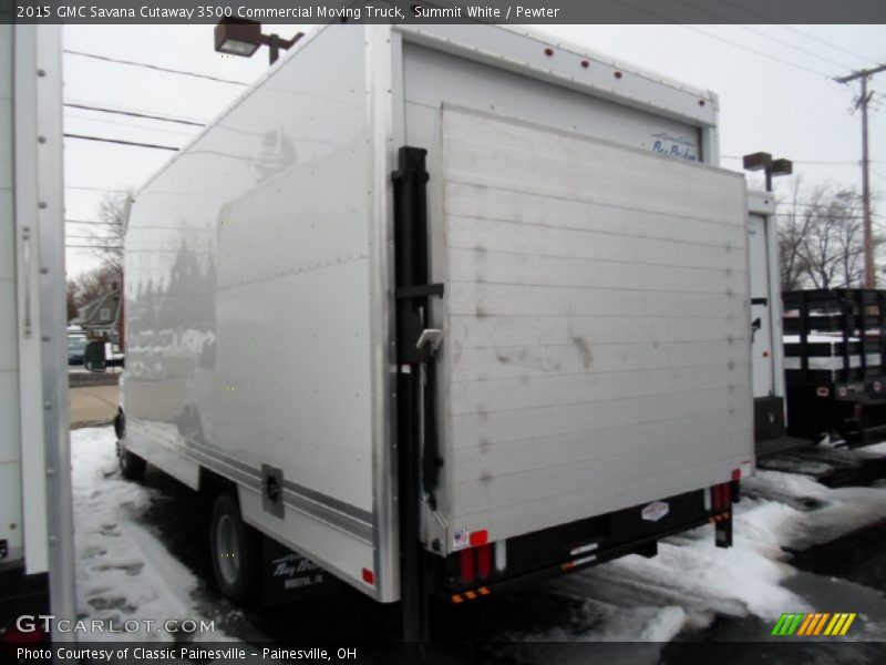 Summit White / Pewter 2015 GMC Savana Cutaway 3500 Commercial Moving Truck
