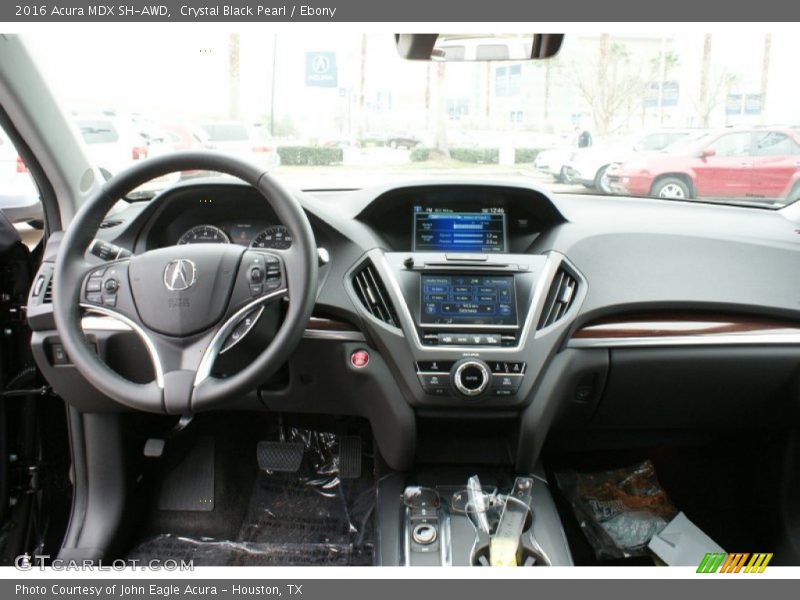 Crystal Black Pearl / Ebony 2016 Acura MDX SH-AWD