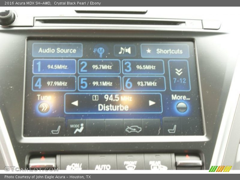 Crystal Black Pearl / Ebony 2016 Acura MDX SH-AWD