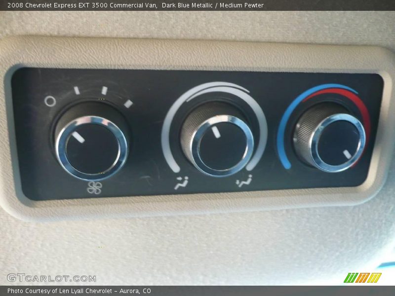 Dark Blue Metallic / Medium Pewter 2008 Chevrolet Express EXT 3500 Commercial Van