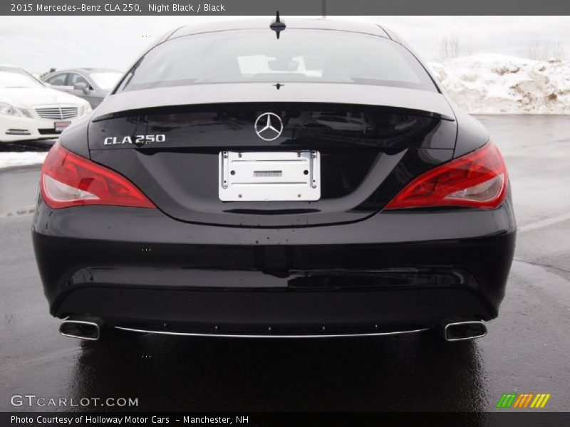 Night Black / Black 2015 Mercedes-Benz CLA 250