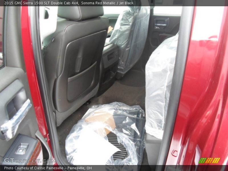 Sonoma Red Metallic / Jet Black 2015 GMC Sierra 1500 SLT Double Cab 4x4