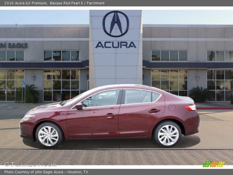 Basque Red Pearl II / Parchment 2016 Acura ILX Premium