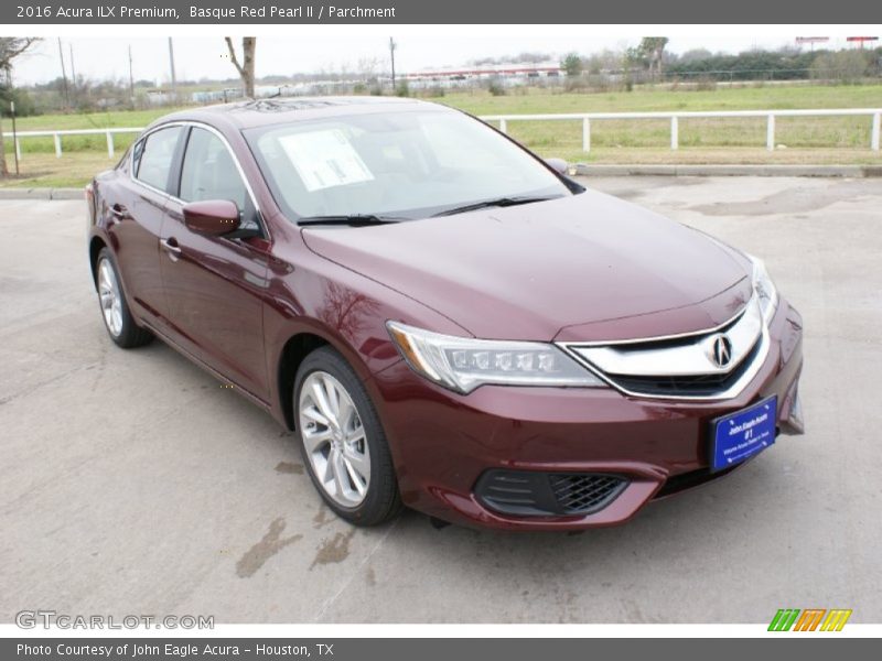 Basque Red Pearl II / Parchment 2016 Acura ILX Premium