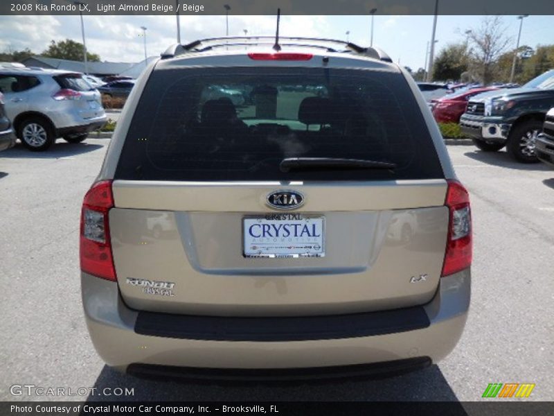 Light Almond Beige / Beige 2008 Kia Rondo LX