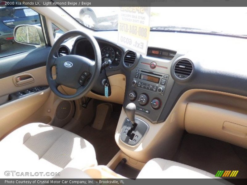 Light Almond Beige / Beige 2008 Kia Rondo LX