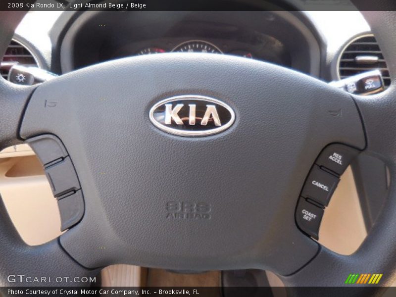 Light Almond Beige / Beige 2008 Kia Rondo LX