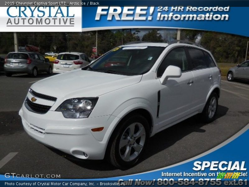 Arctic Ice / Black 2015 Chevrolet Captiva Sport LTZ