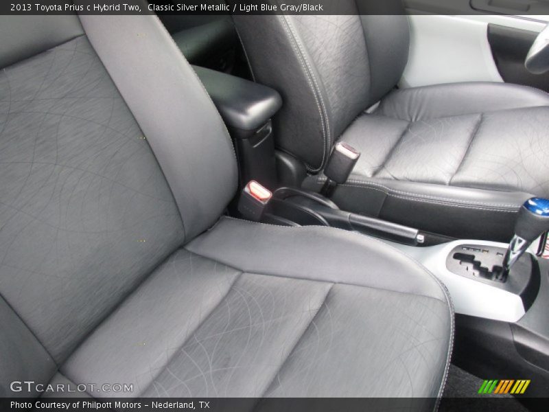 Classic Silver Metallic / Light Blue Gray/Black 2013 Toyota Prius c Hybrid Two