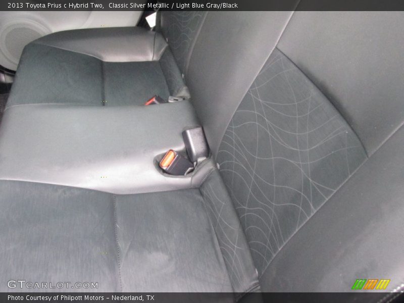 Classic Silver Metallic / Light Blue Gray/Black 2013 Toyota Prius c Hybrid Two