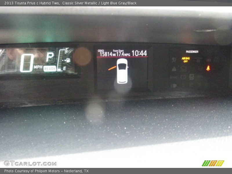 Classic Silver Metallic / Light Blue Gray/Black 2013 Toyota Prius c Hybrid Two