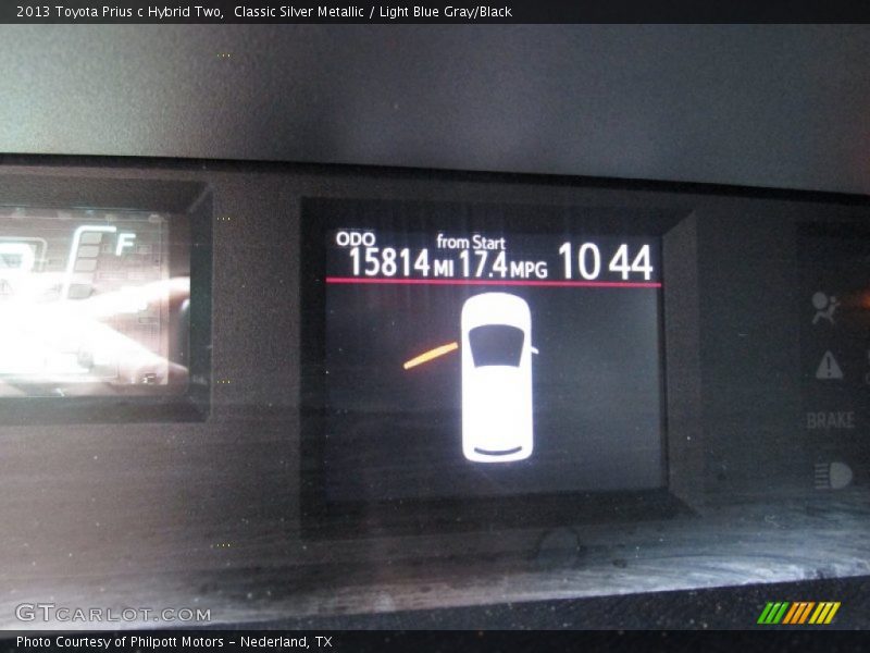 Classic Silver Metallic / Light Blue Gray/Black 2013 Toyota Prius c Hybrid Two